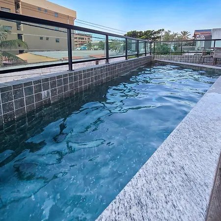 Flat duplex, 100m da praia, piscina-3